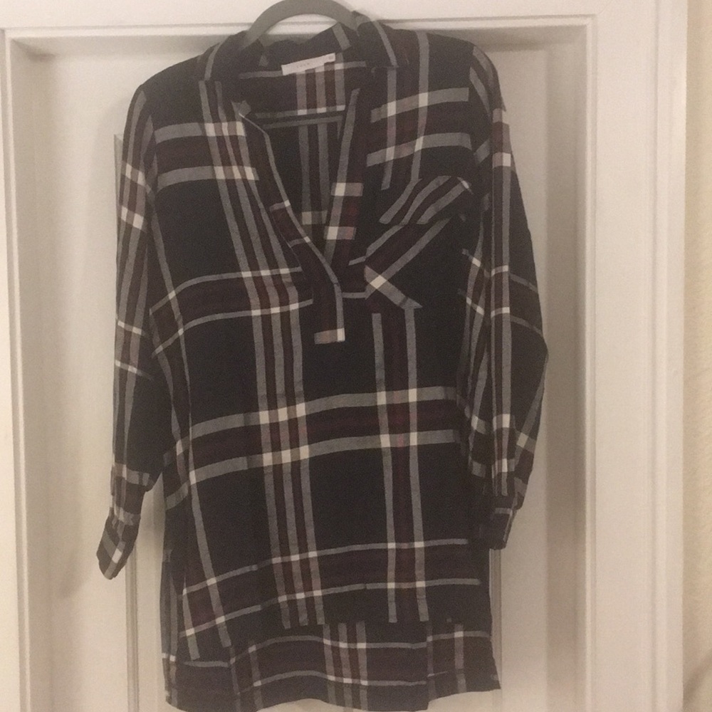 XS plaid long sleeve